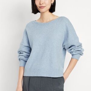 NWT Old Navy So Soft Over Sized Sweater - Size XL TALL - Light Blue